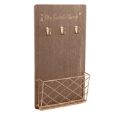 Homeworks Wooden Basket and Hanger (28 x 47 cm)
